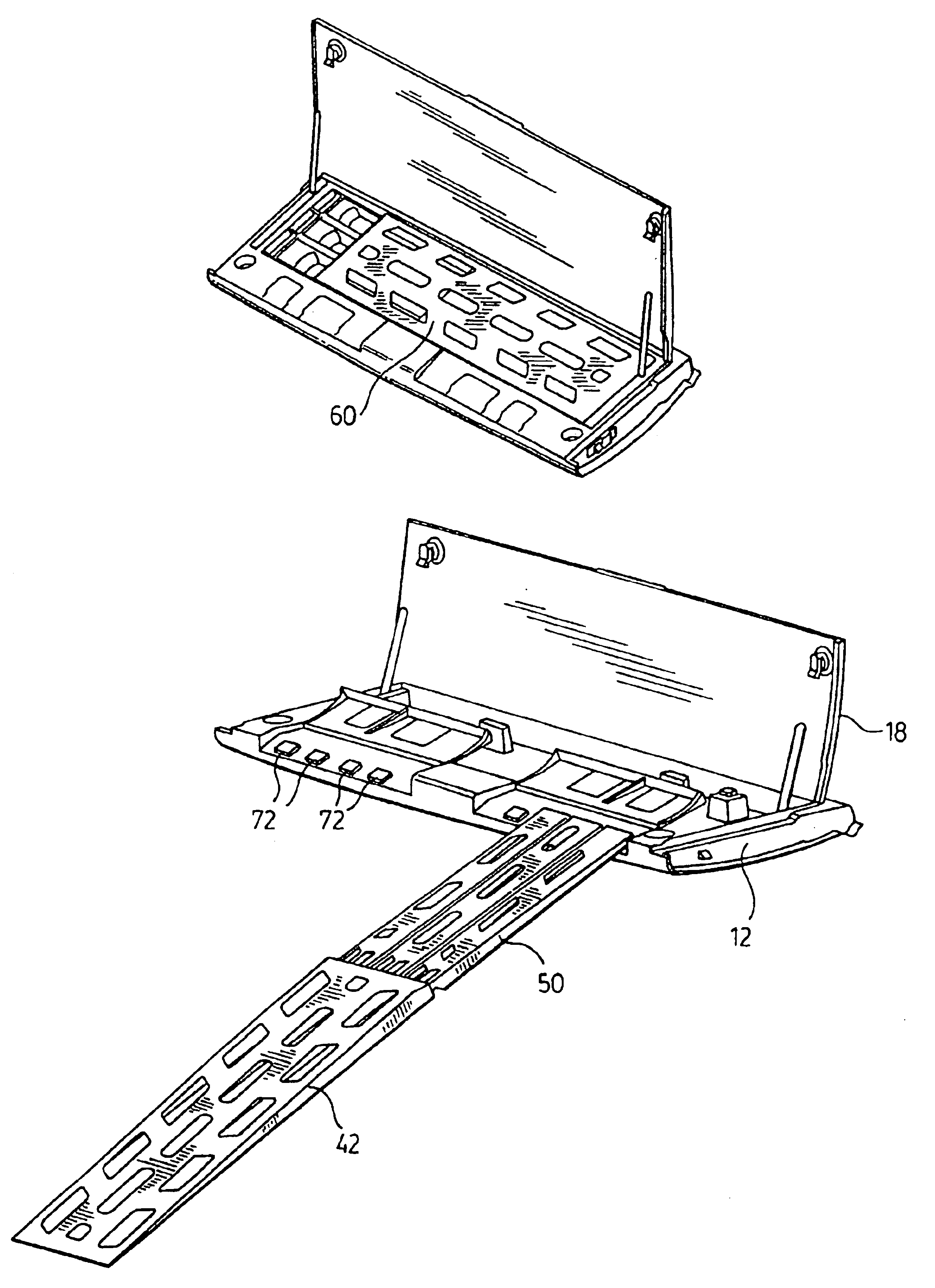 Vehicle tailgate with storage capacity