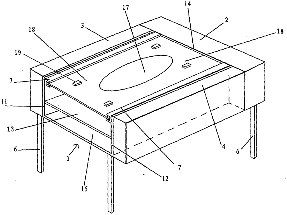 An animal experiment bench for medical research