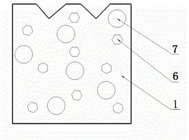 Casing gas containing hole impregnated diamond bit for geological exploration and manufacturing process