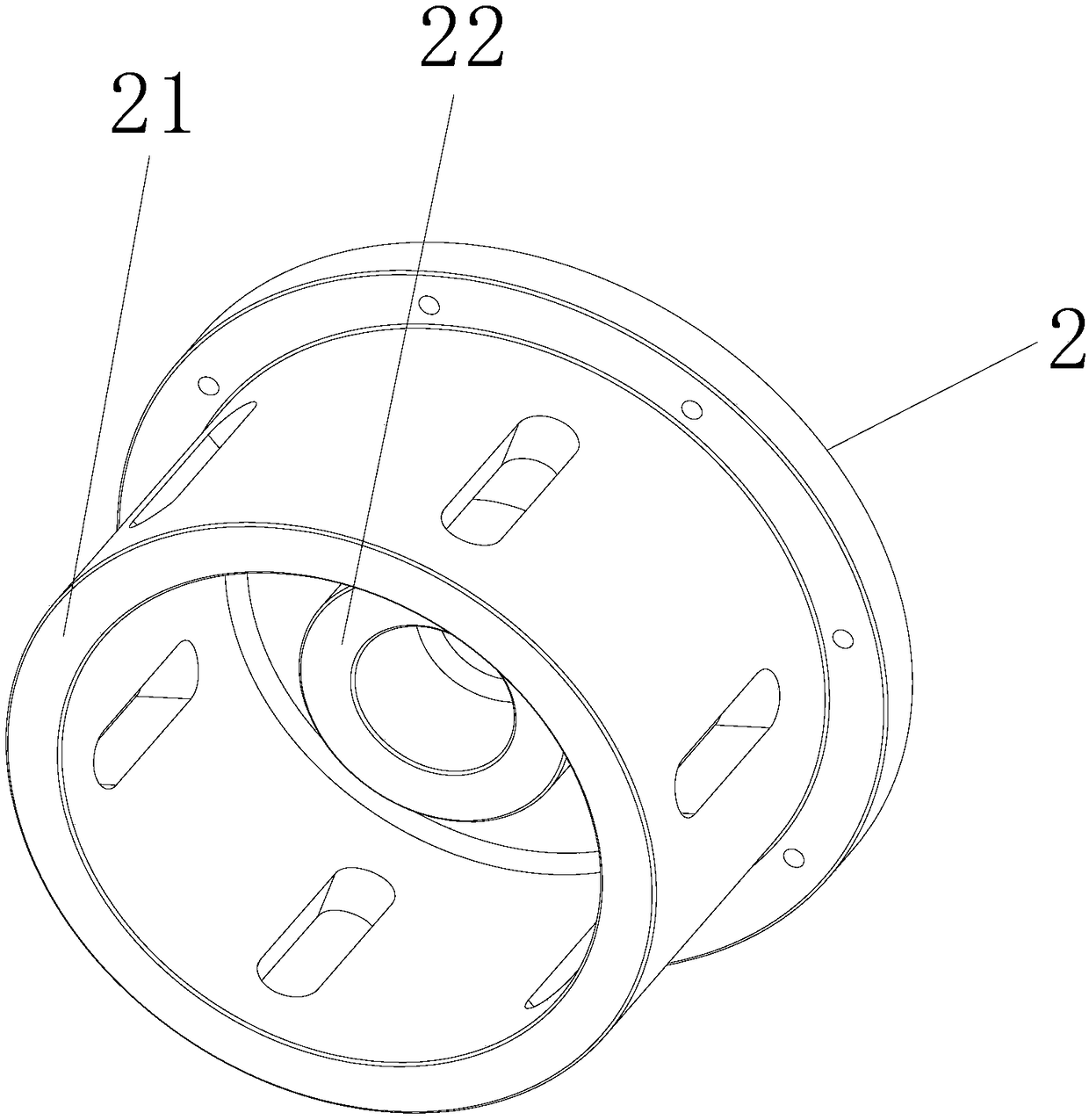 Rotor support shaft-pressing tool