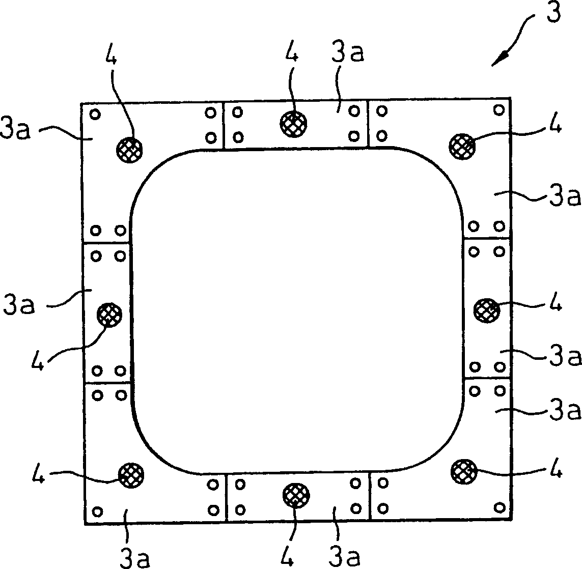 Press die apparatus for thin plate and press forming method