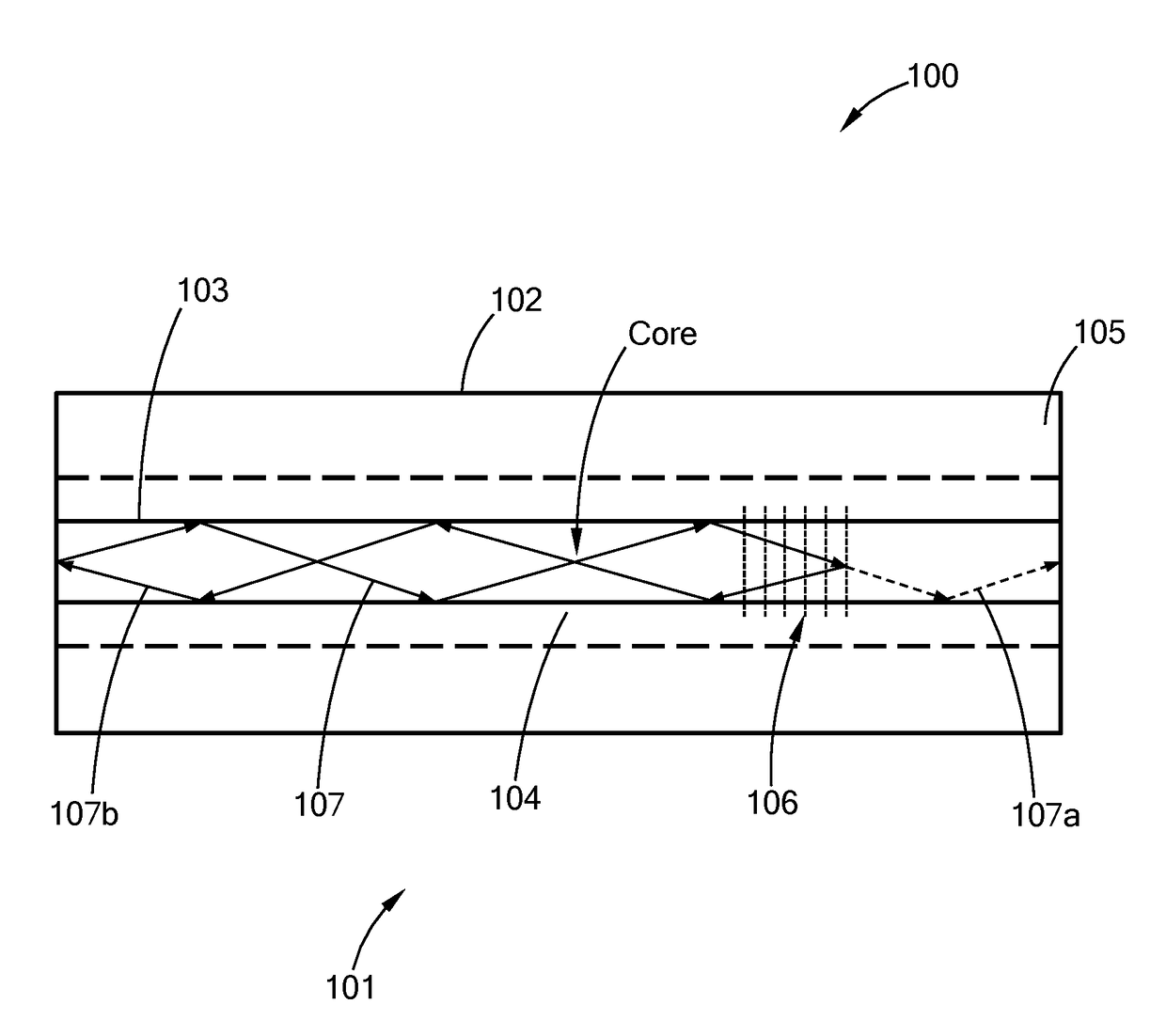 Monolithic visible wavelength fiber laser