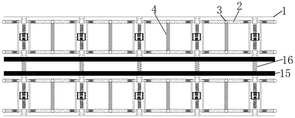 An anti-collision guardrail alarm device based on force pressing principle