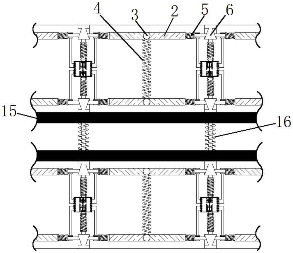 An anti-collision guardrail alarm device based on force pressing principle