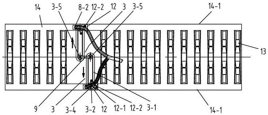 Railway ballast excavating device