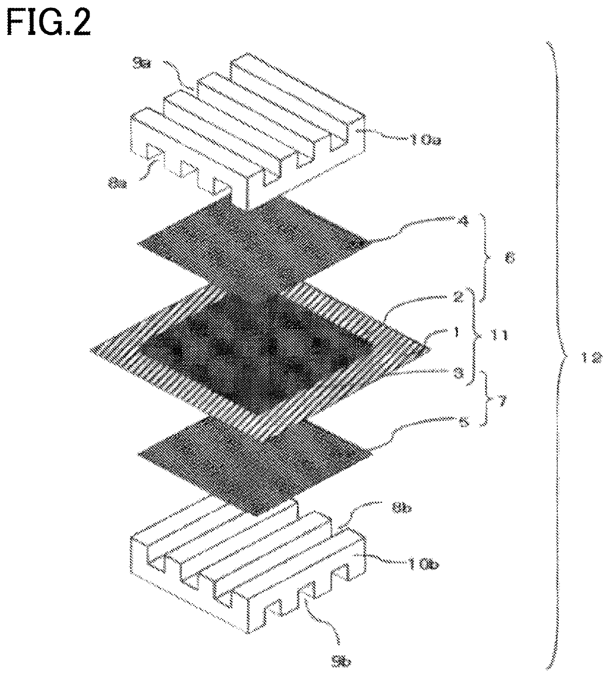 Fuel cell membrane electrode assembly and polymer electrolyte fuel cell