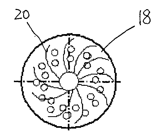 Extraction and back-extraction device