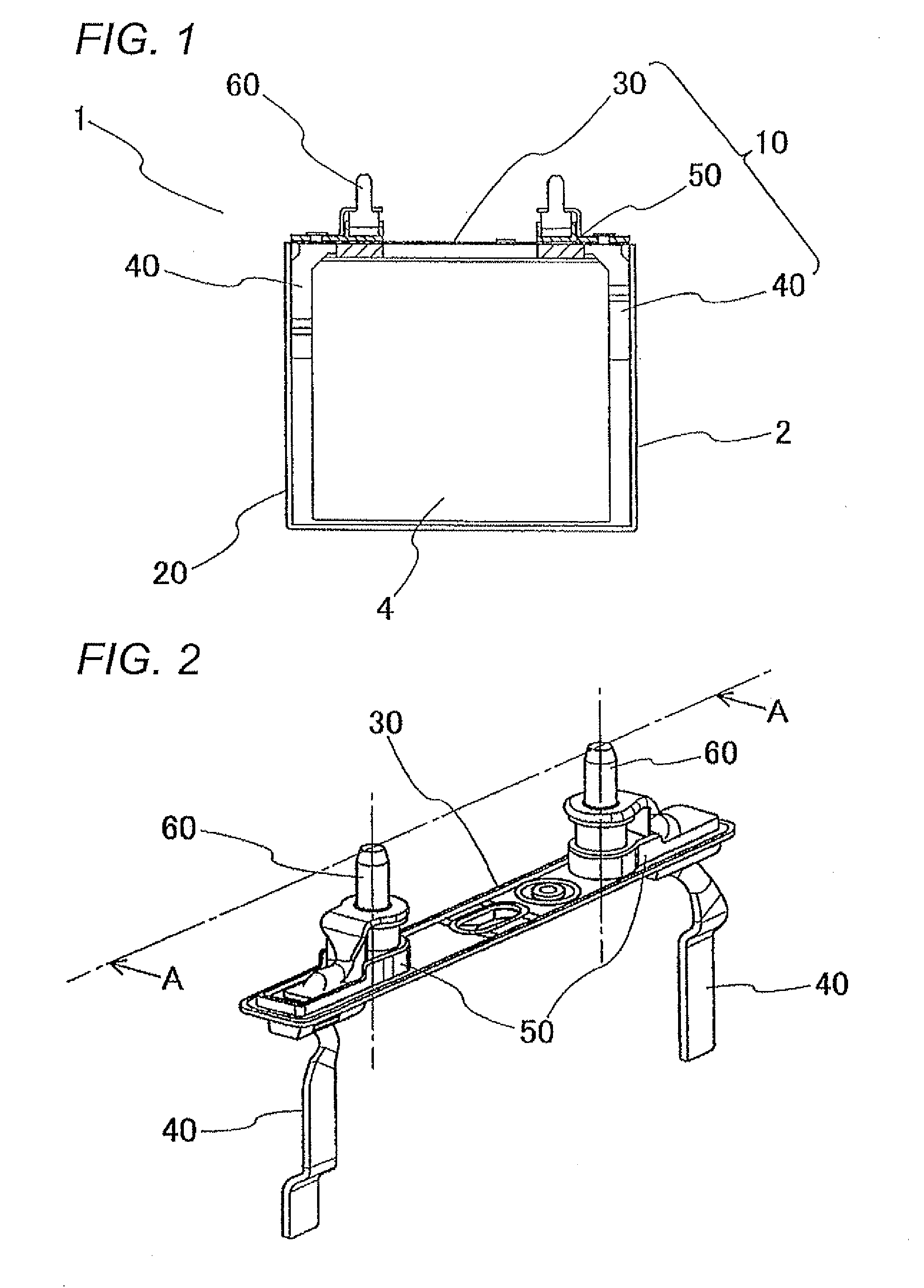 Battery cover member