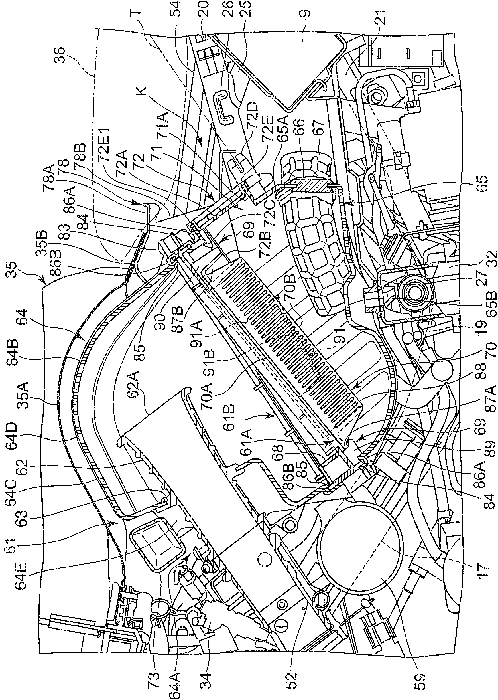 Two-wheeled motor vehicle