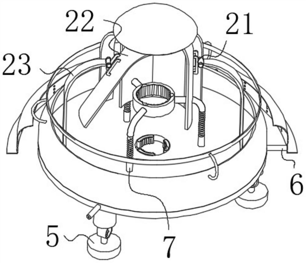 Equipment mounting structure for hydraulic environment geological environment monitoring