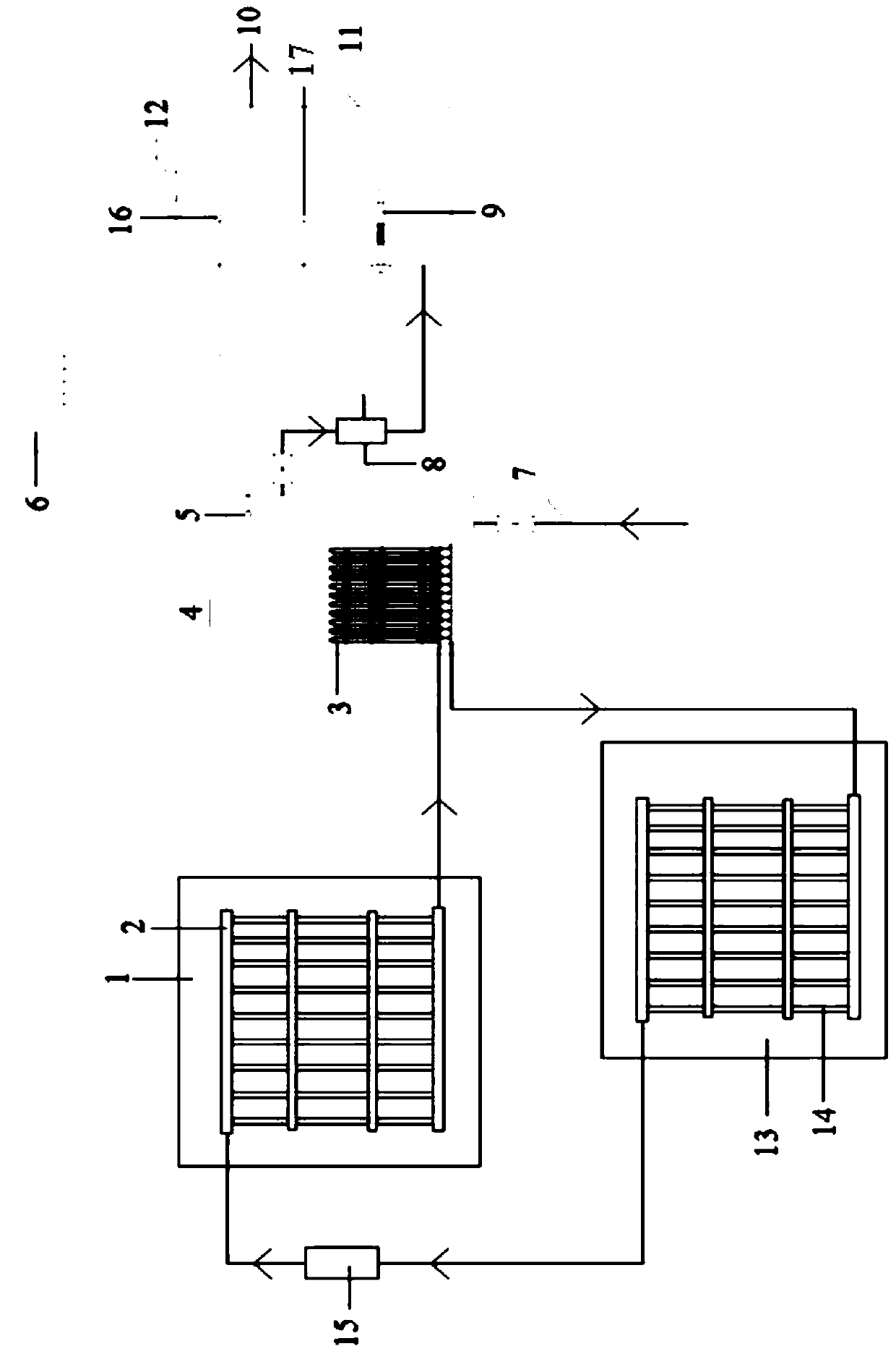 Solar photovoltaic and photo-thermal integrated system for recycling waste heat by utilizing capillary tube