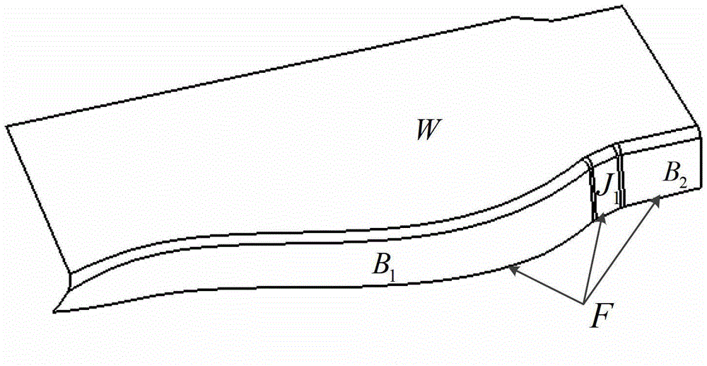 Unfolding method for complex flange of frame rib sheet metal part