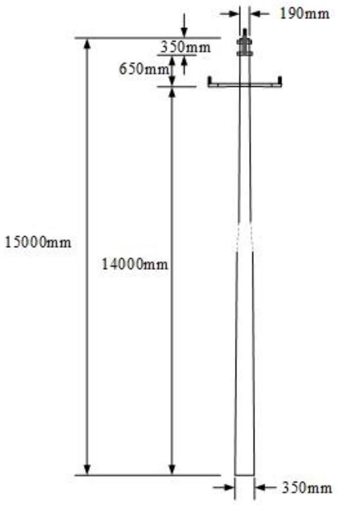 Method for analyzing galloping characteristic of 10kV overhead insulated line under different wind load and icing conditions