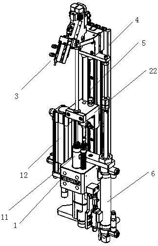 Inverted vacuum screw tightening device