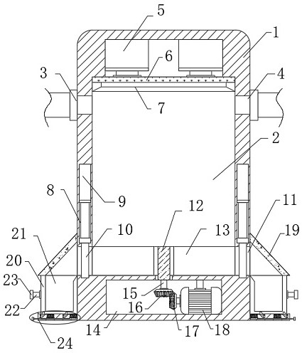 Sewage treatment equipment and method of a submerged push flow pump