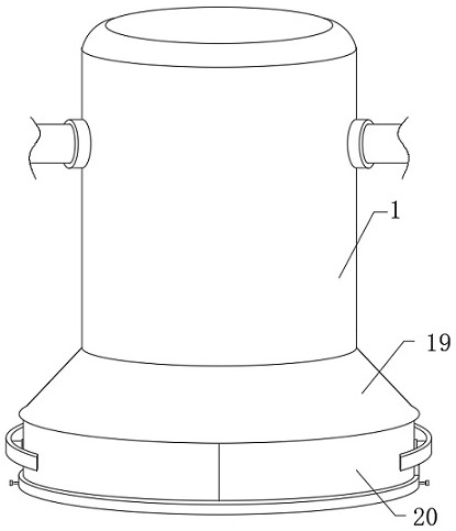 Sewage treatment equipment and method of a submerged push flow pump