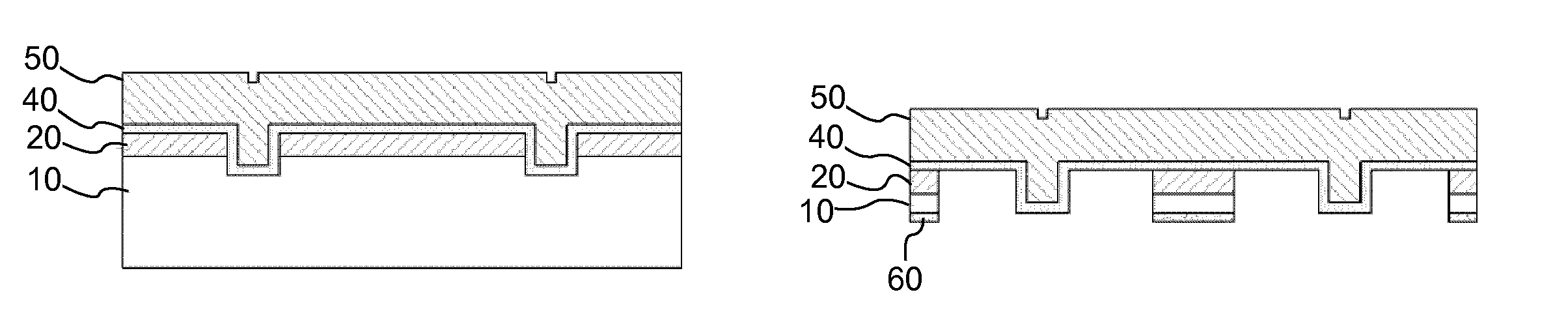 Fabrication method of two-terminal semiconductor component using trench technology