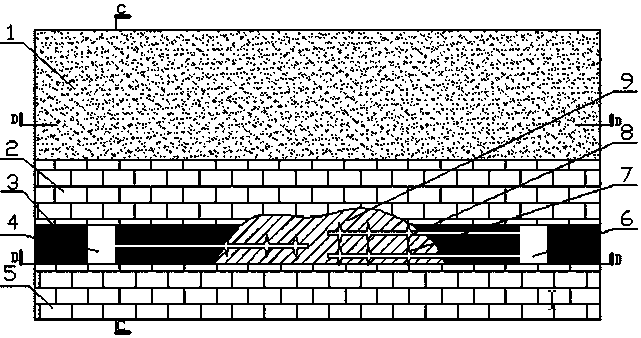 A method for chemical weakening of igneous rocks in thick coal seams by horizontal segmental blasting