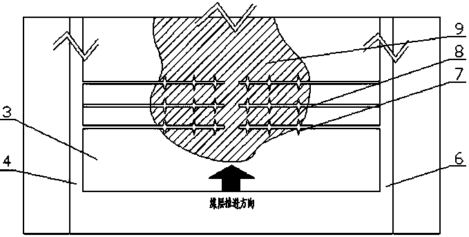 A method for chemical weakening of igneous rocks in thick coal seams by horizontal segmental blasting