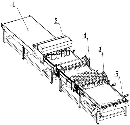 Tank collecting and conveying platform