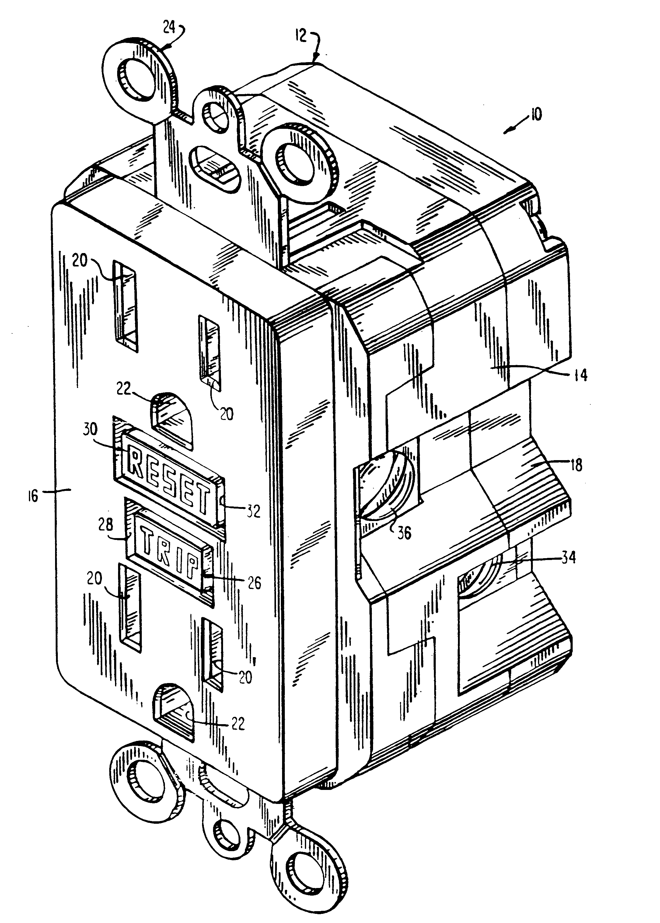 Circuit interrupting system with independent trip and reset lockout