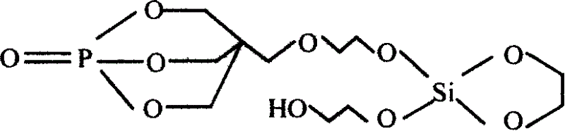 Phosphosilicate containing fire retardant and its prepn process