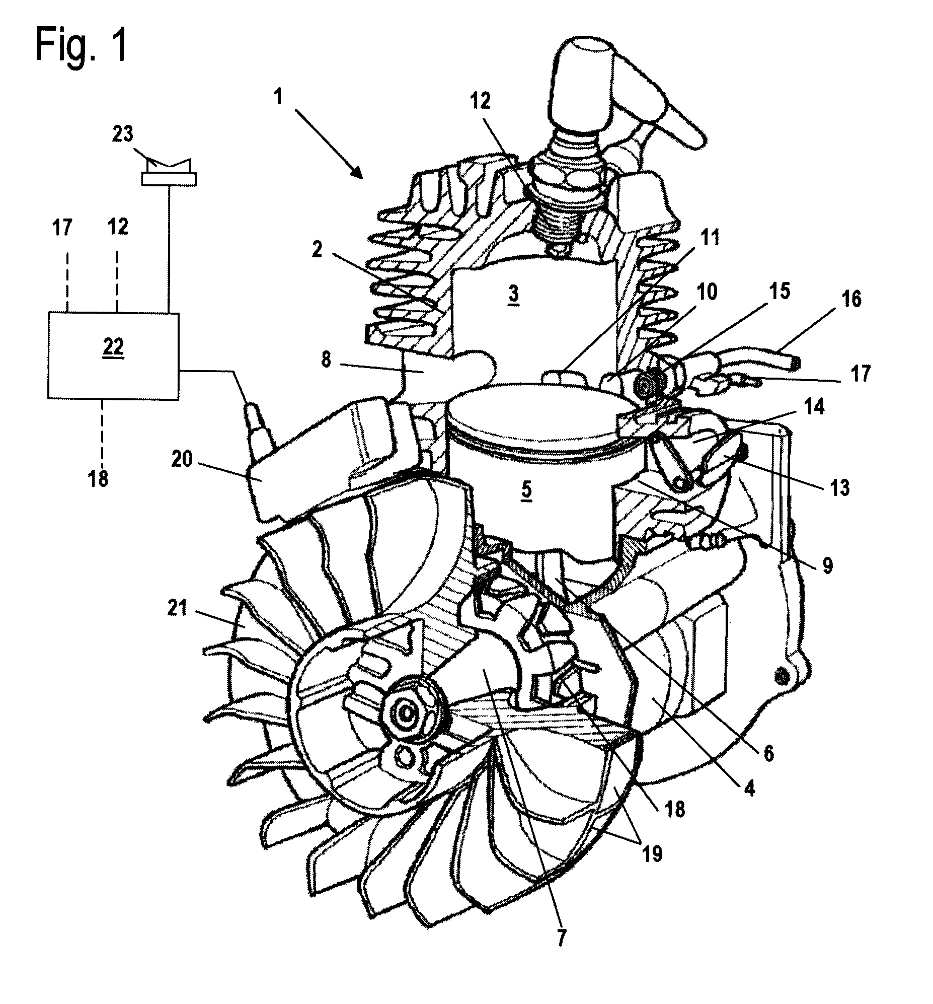 Method for operating a two-stroke engine