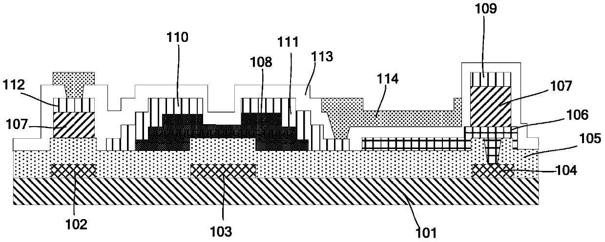 Capacitive built-in touch screen, production method thereof and display device