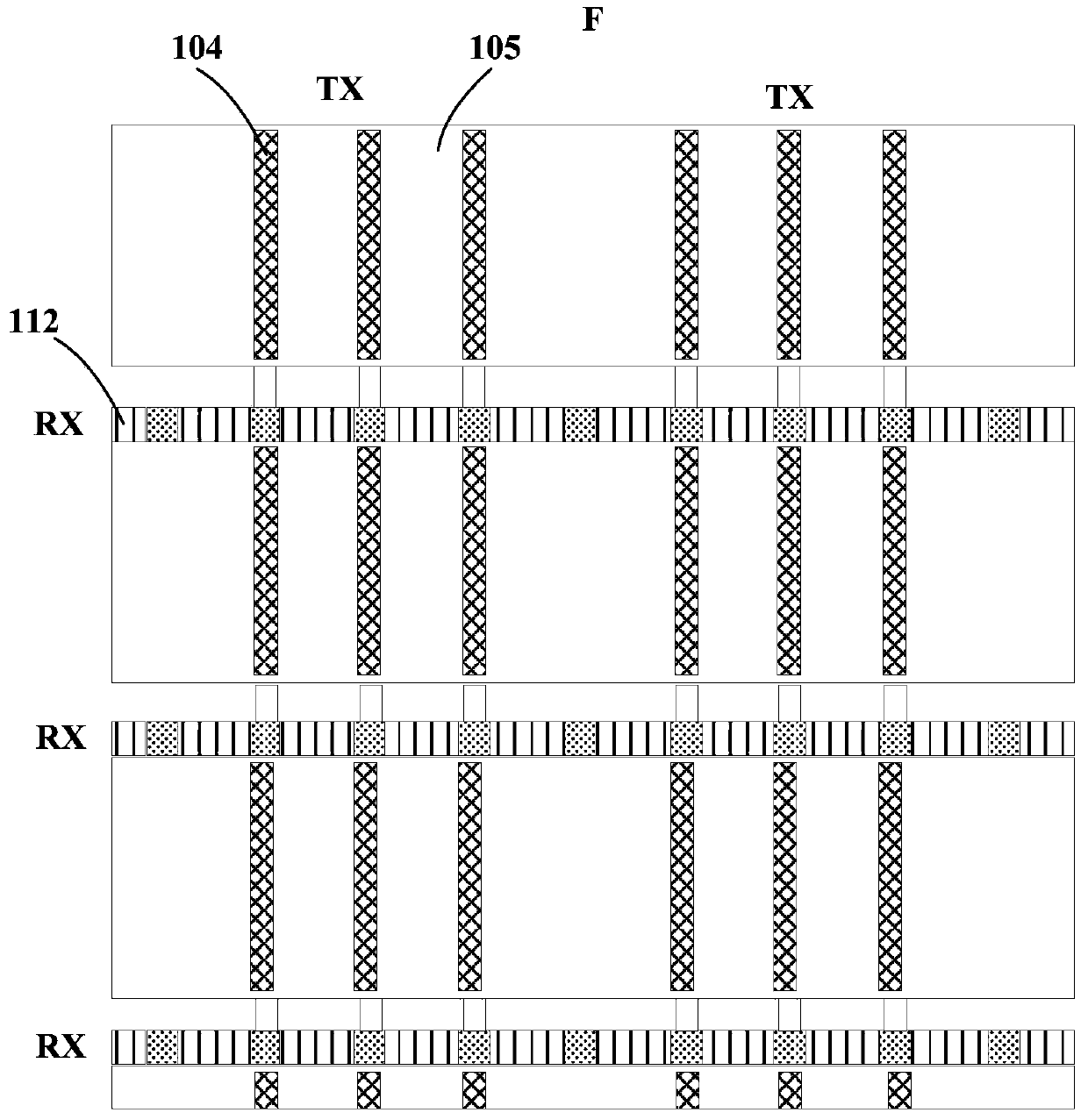 Capacitive built-in touch screen, production method thereof and display device