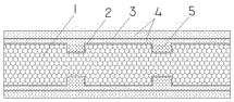 A permanently modified desulfurized gypsum composite thermal insulation formwork and its manufacturing method