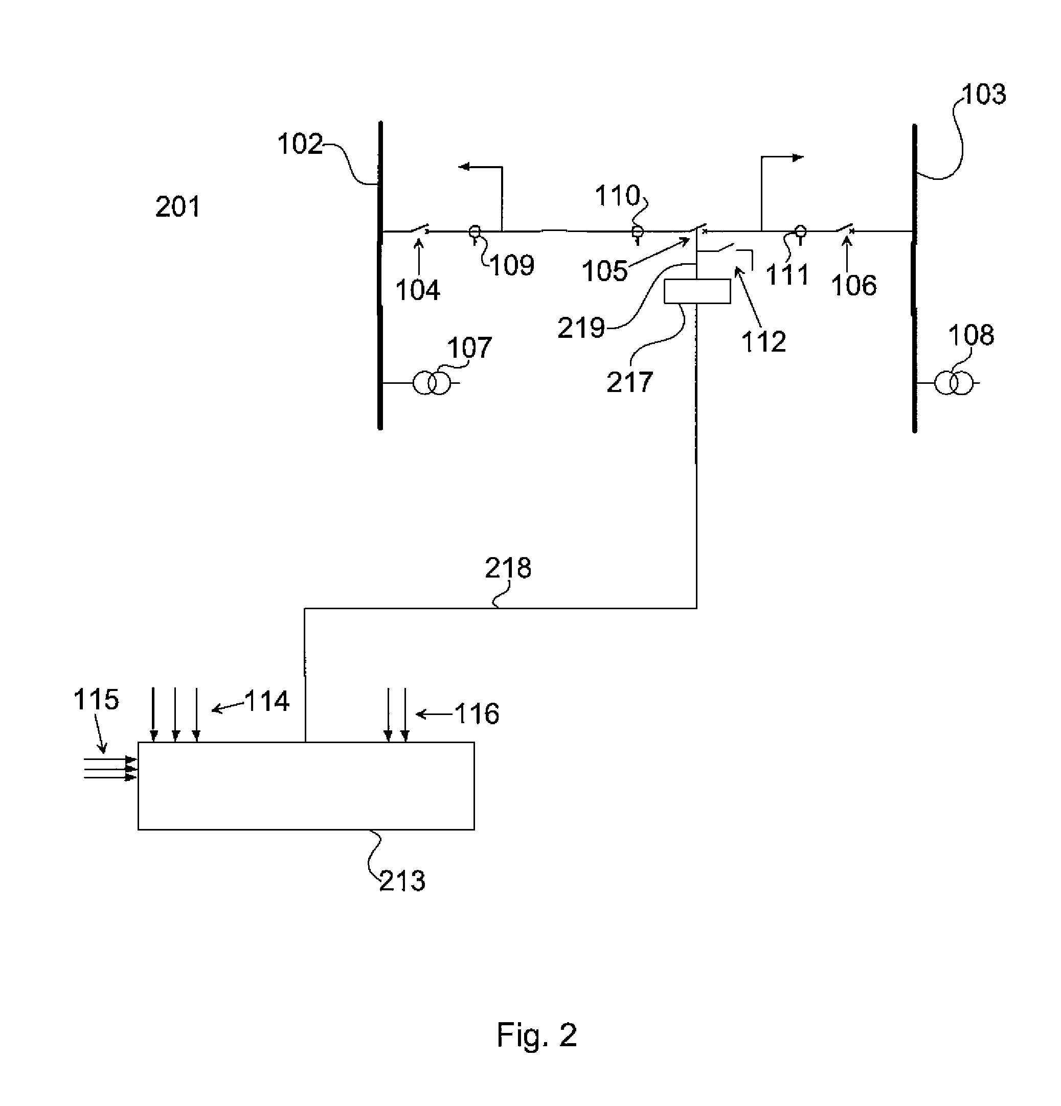 Control arrangement