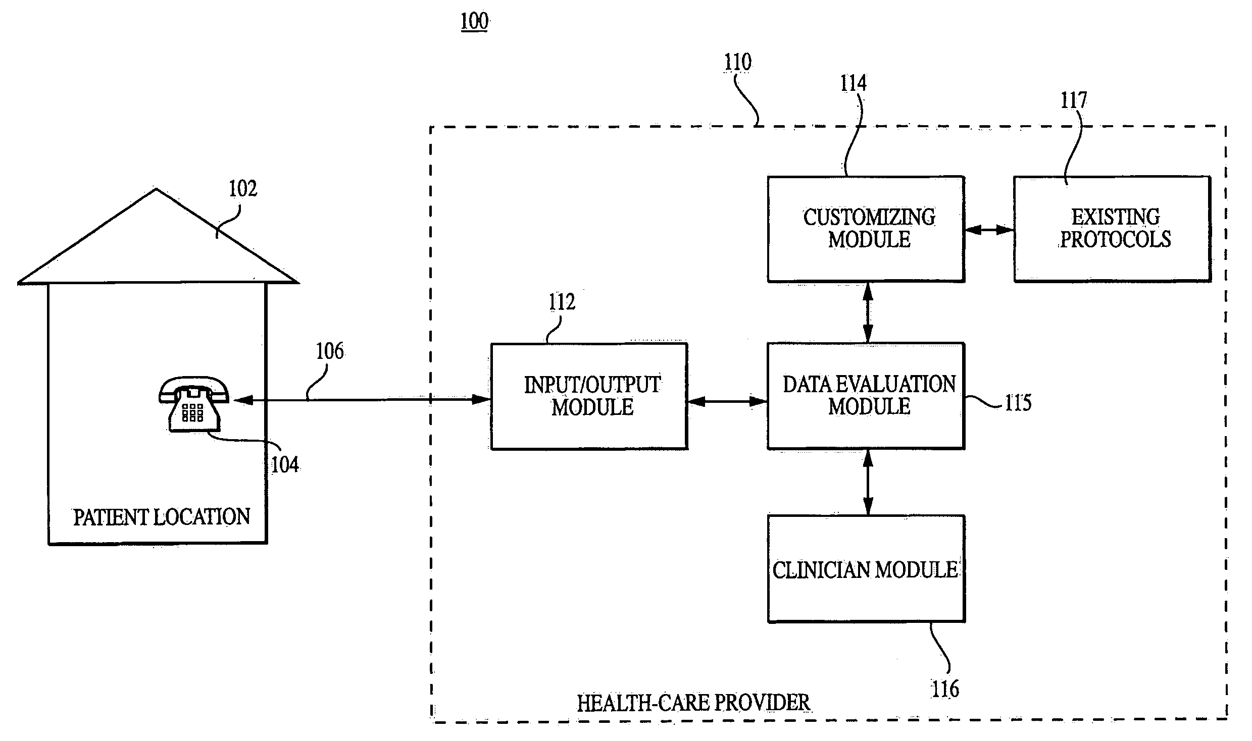 Method and system for outpatient monitoring