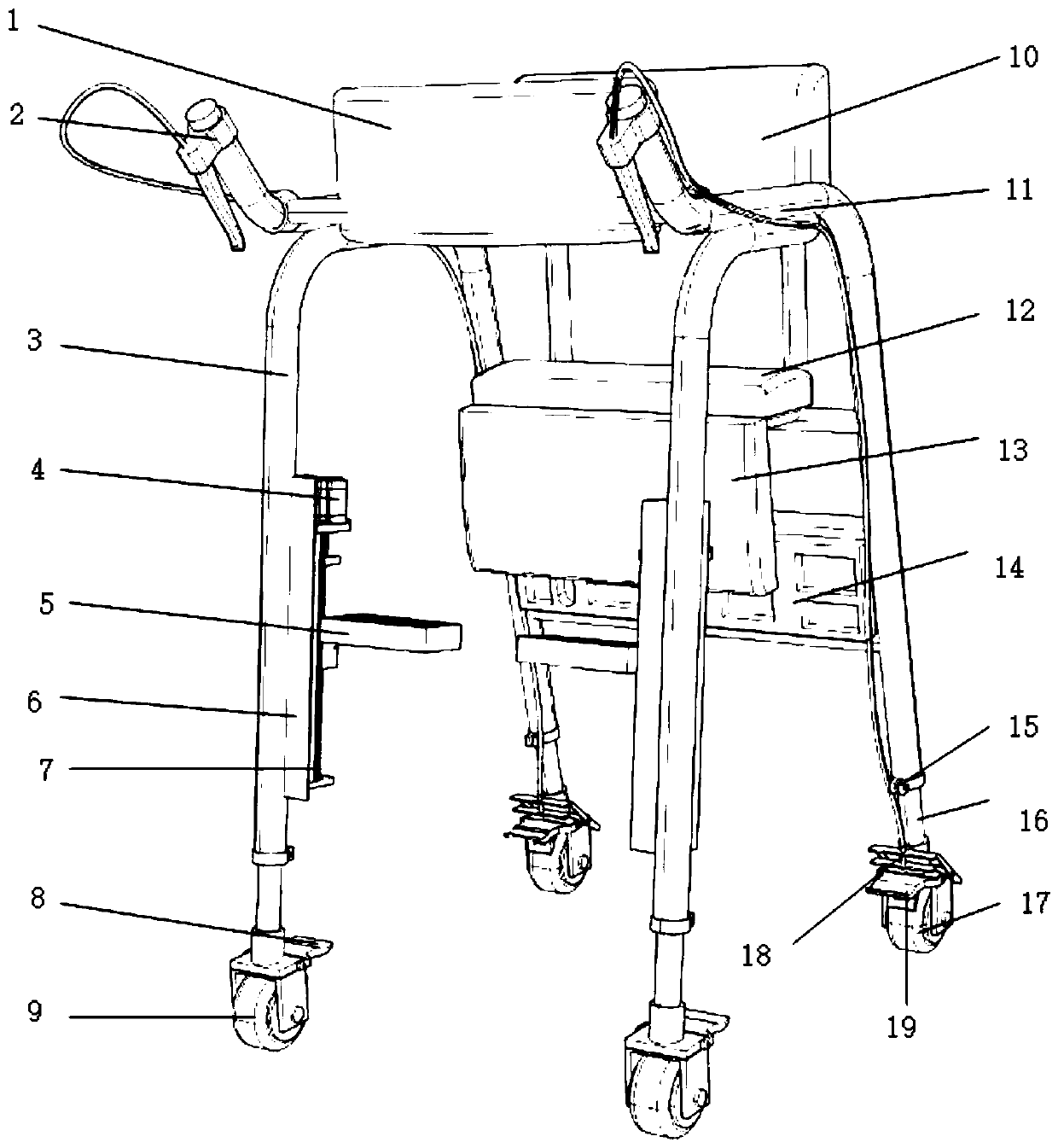 Multifunctional aged helping and walking assisting robot with intelligent voice interactions