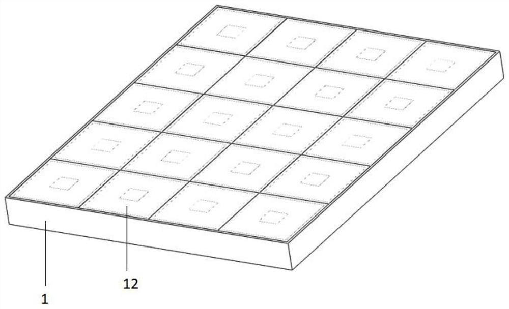 LED uniform light-emitting assembly conforming to human body