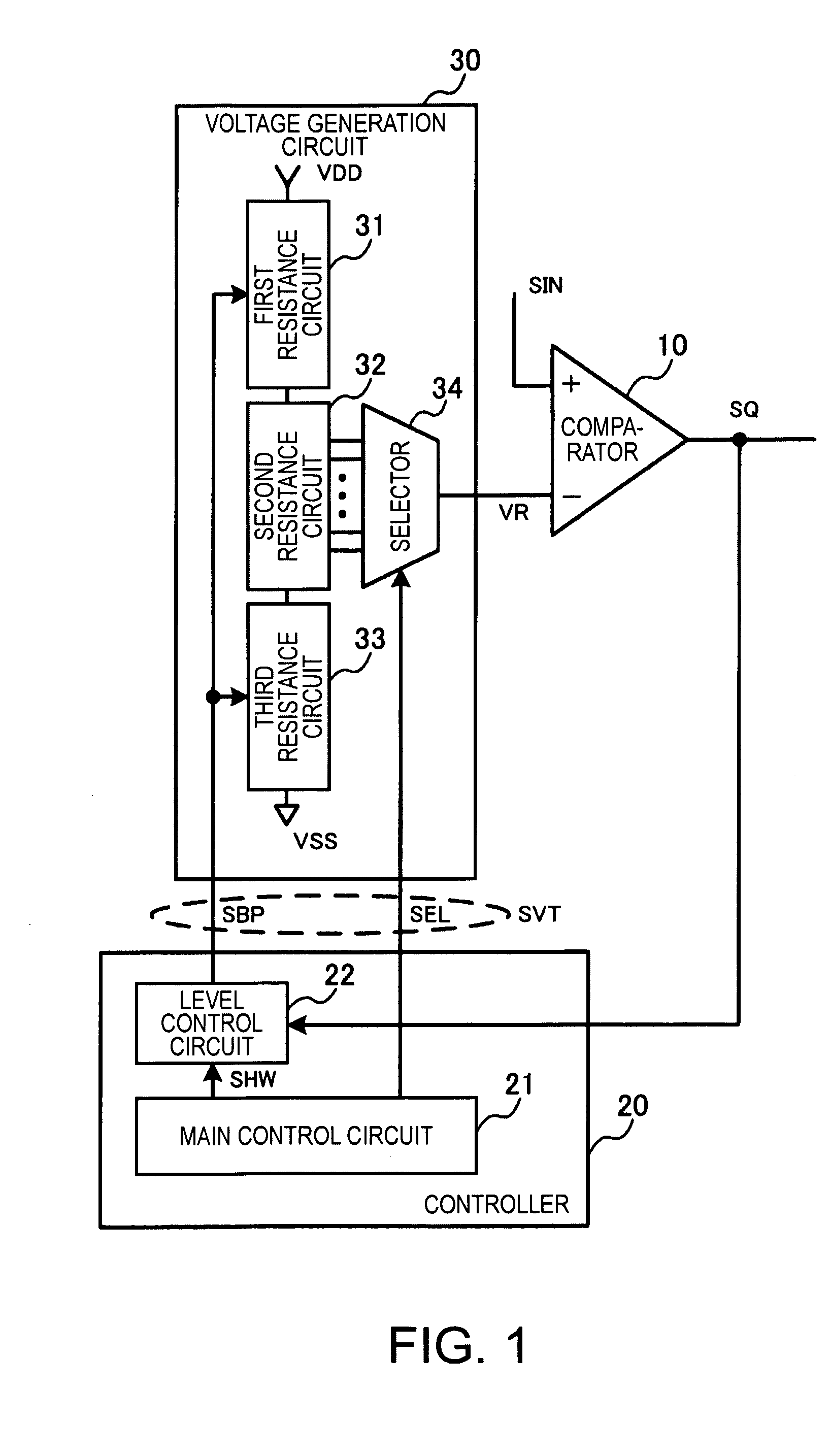 Comparison circuit, integrated circuit device and electronic apparatus