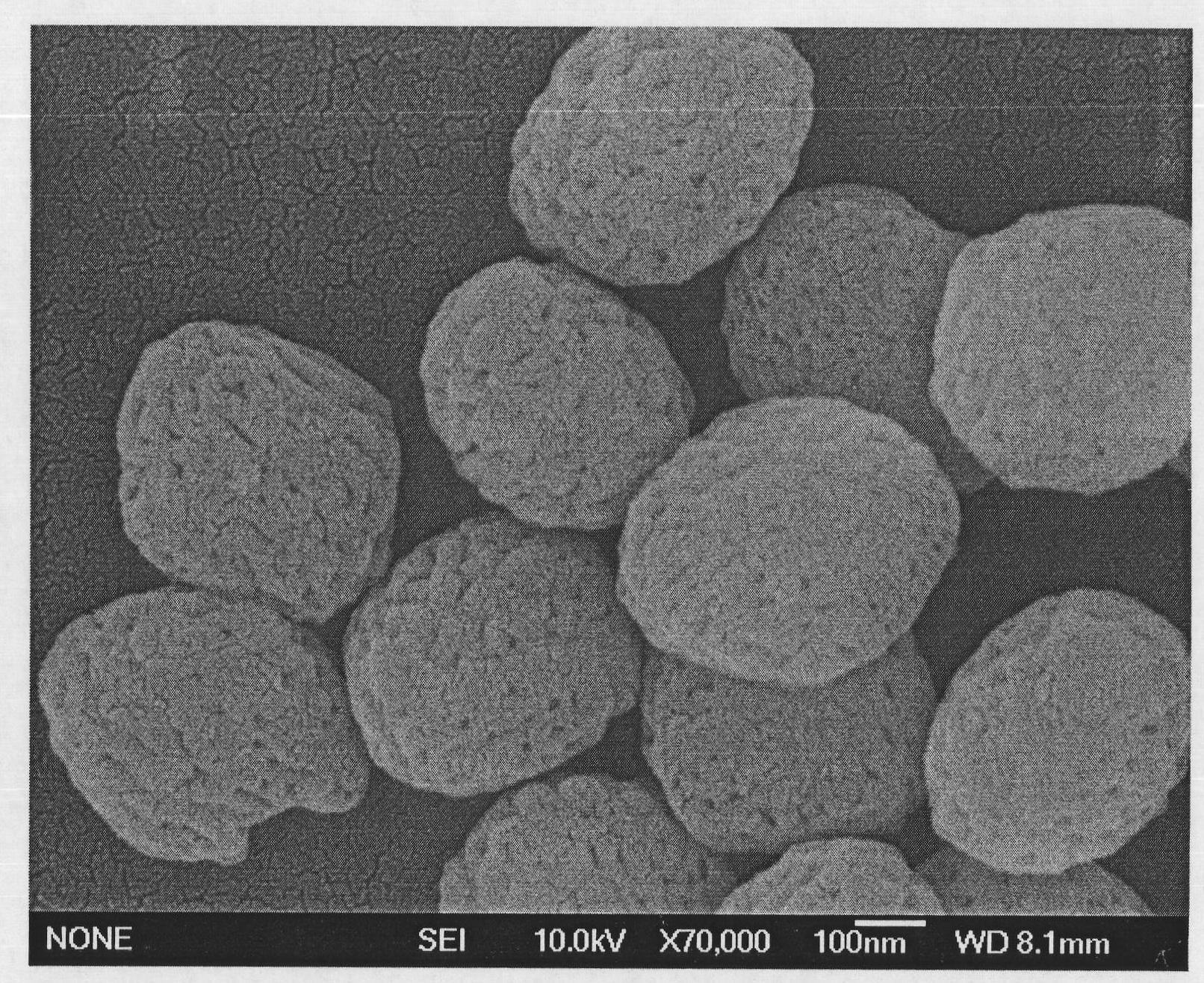 Porous cubic phase scandium oxide powder and preparation method thereof