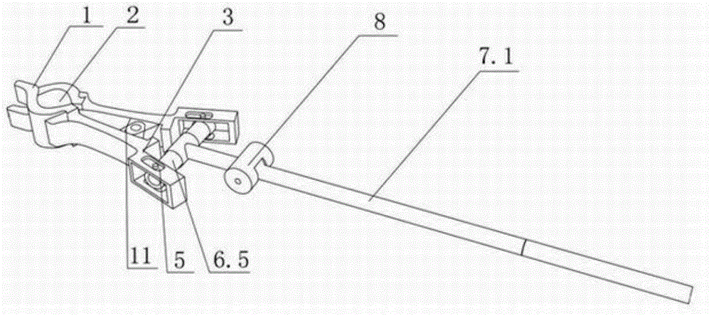 High-safety and short-stroke short circuit grounding device