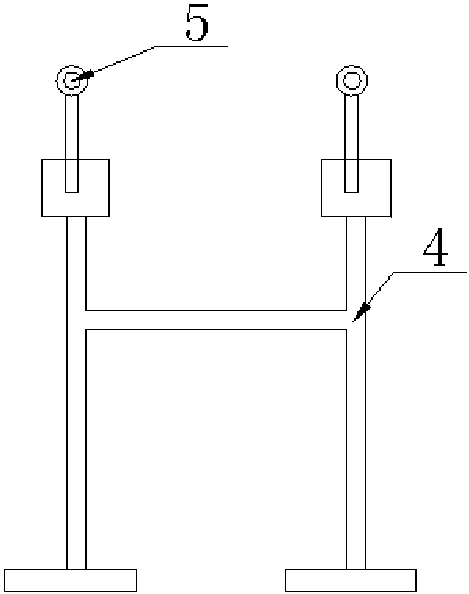 Gravitational field distributed type bottom pouring method for numerical control gantry-type milling beam