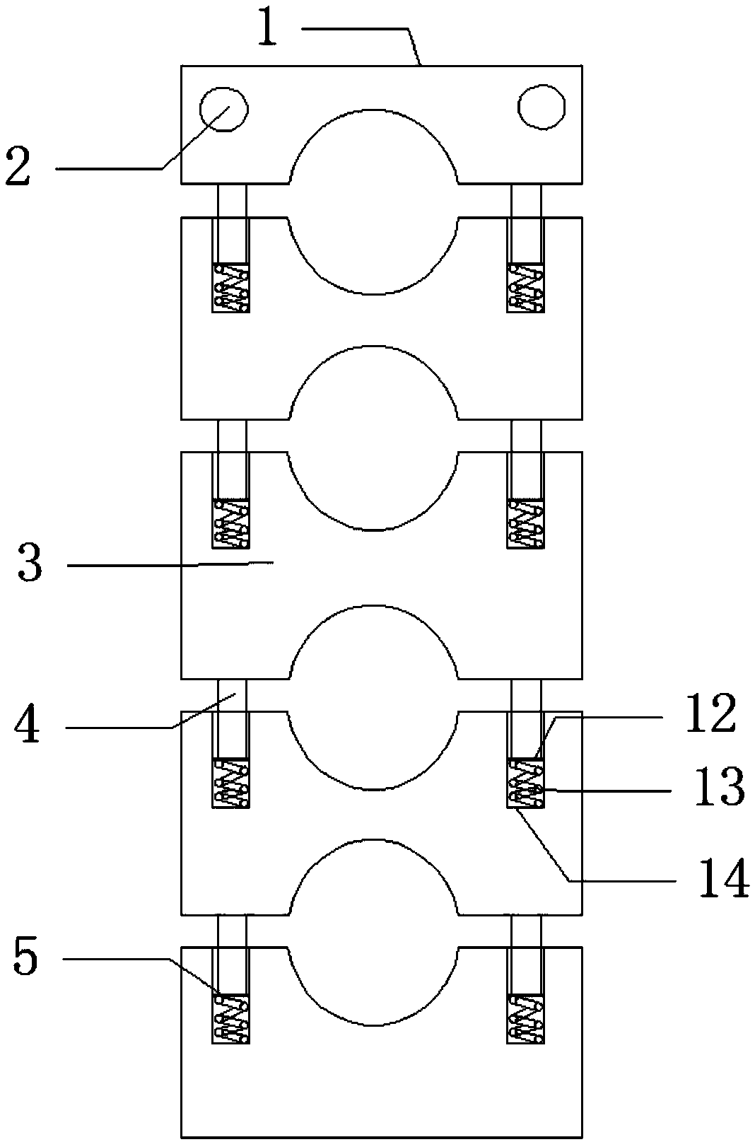 A wire harness bracket