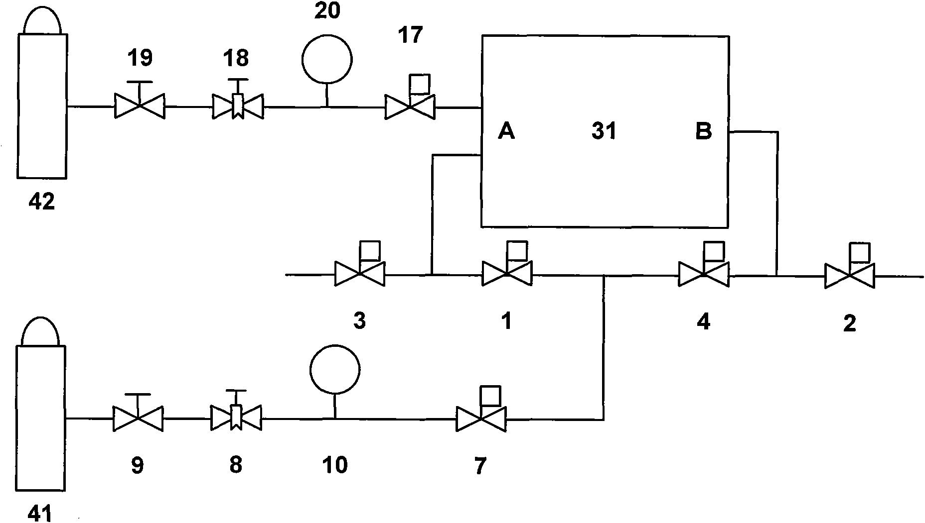 Self-circulation fuel cell control system and method thereof