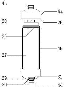 Manufacturing method of pre-proposed filtering and pressure type backwashing water purifier