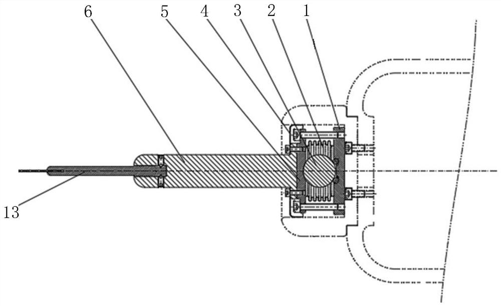 Concentricity adjusting mechanism, rod pinch diode, adjusting method and application