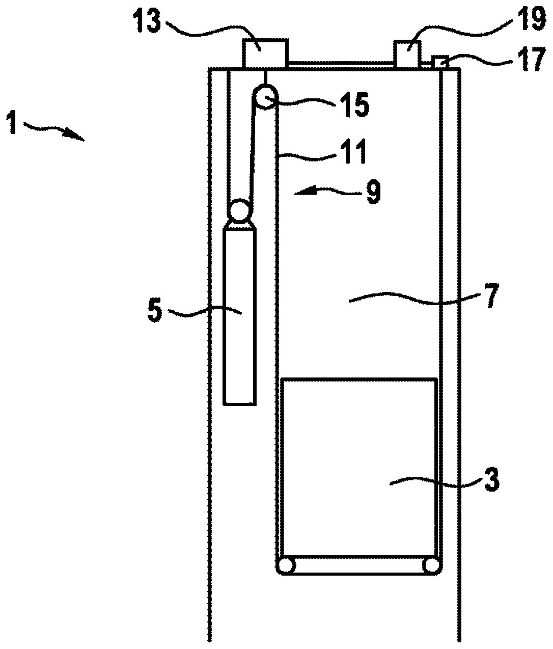 Elevator with a monitoring arrangement for monitoring an integrity of suspension members