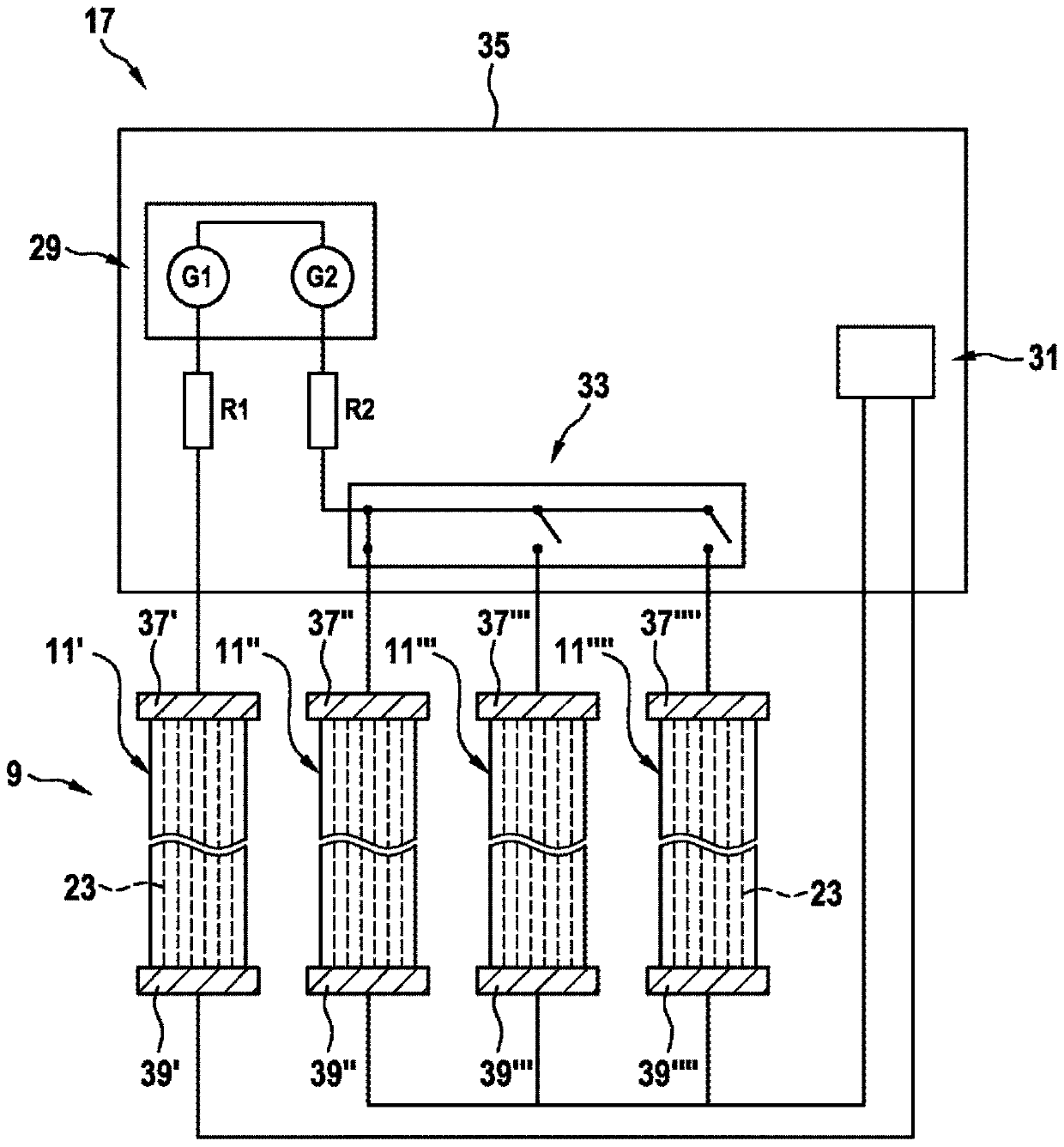 Elevator with a monitoring arrangement for monitoring an integrity of suspension members