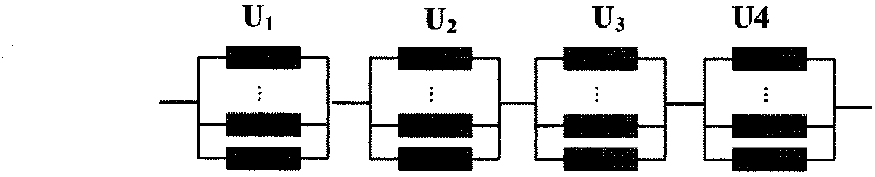 Rapid evaluation method for state of health of ex-service battery module of electric vehicle