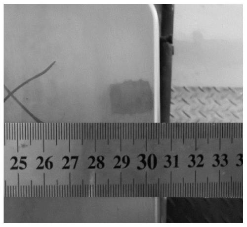 Technical method for repairing block falling defect of flap sliding rail chromium-plated surface through laser cladding