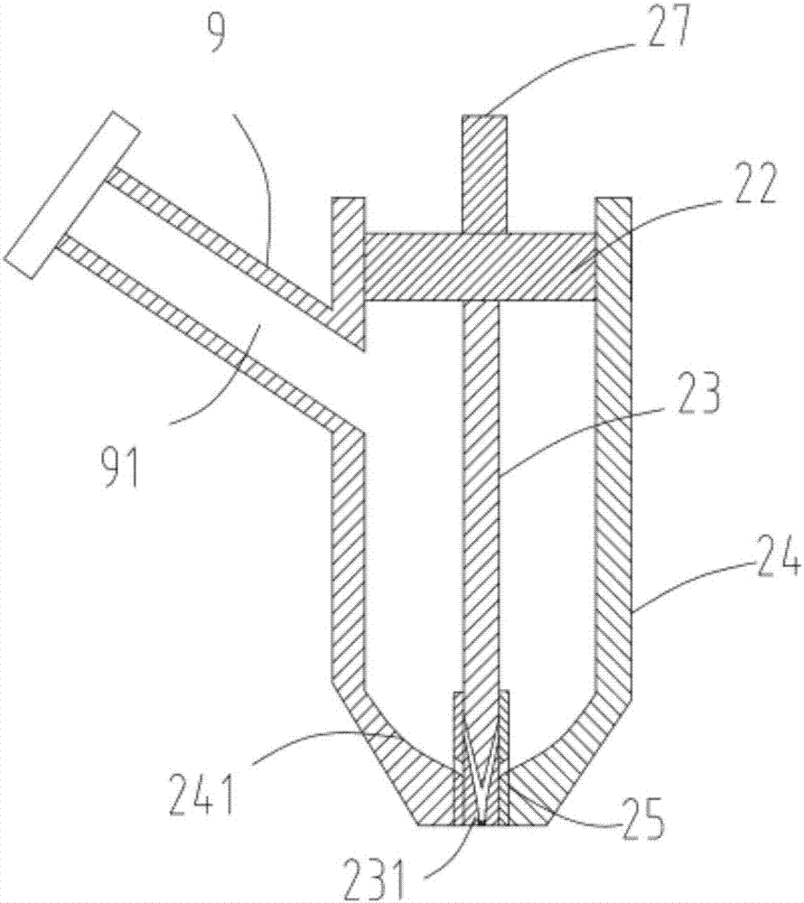 A battery rapid injection equipment