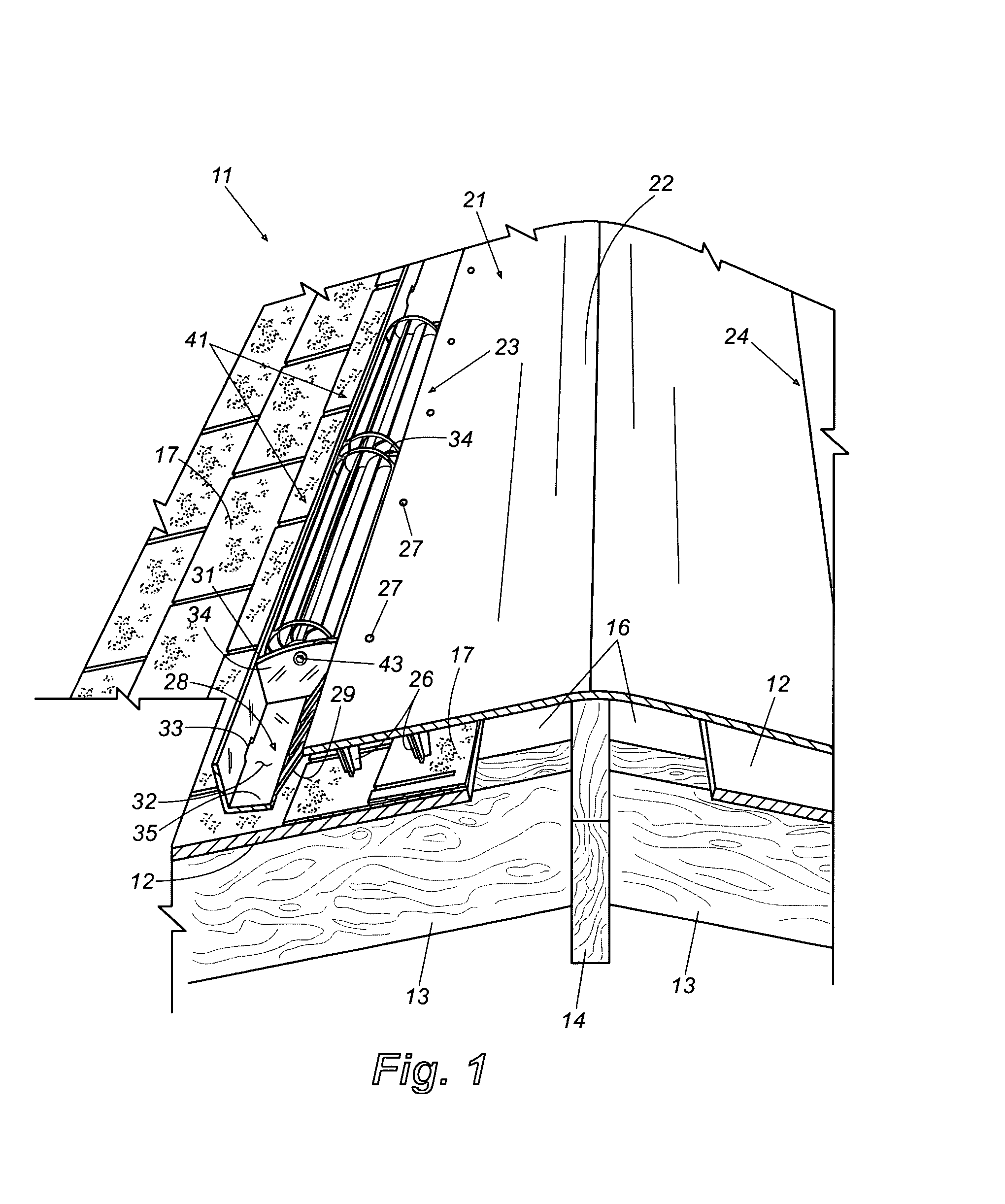 Impeller exhaust ridge vent