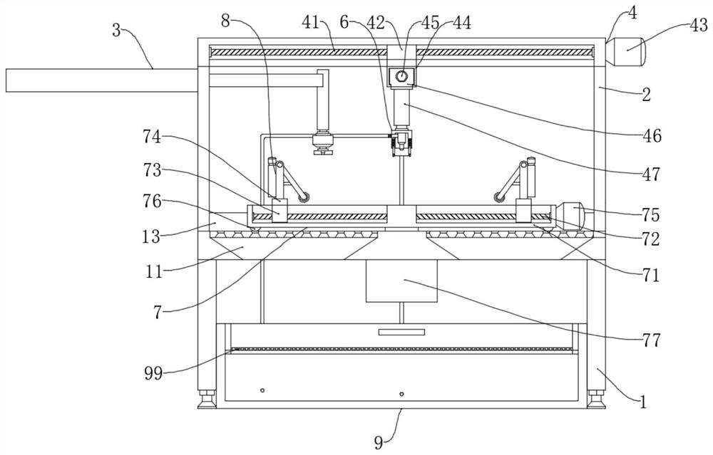 Plastic cutting equipment with positioning function for plastic machinery