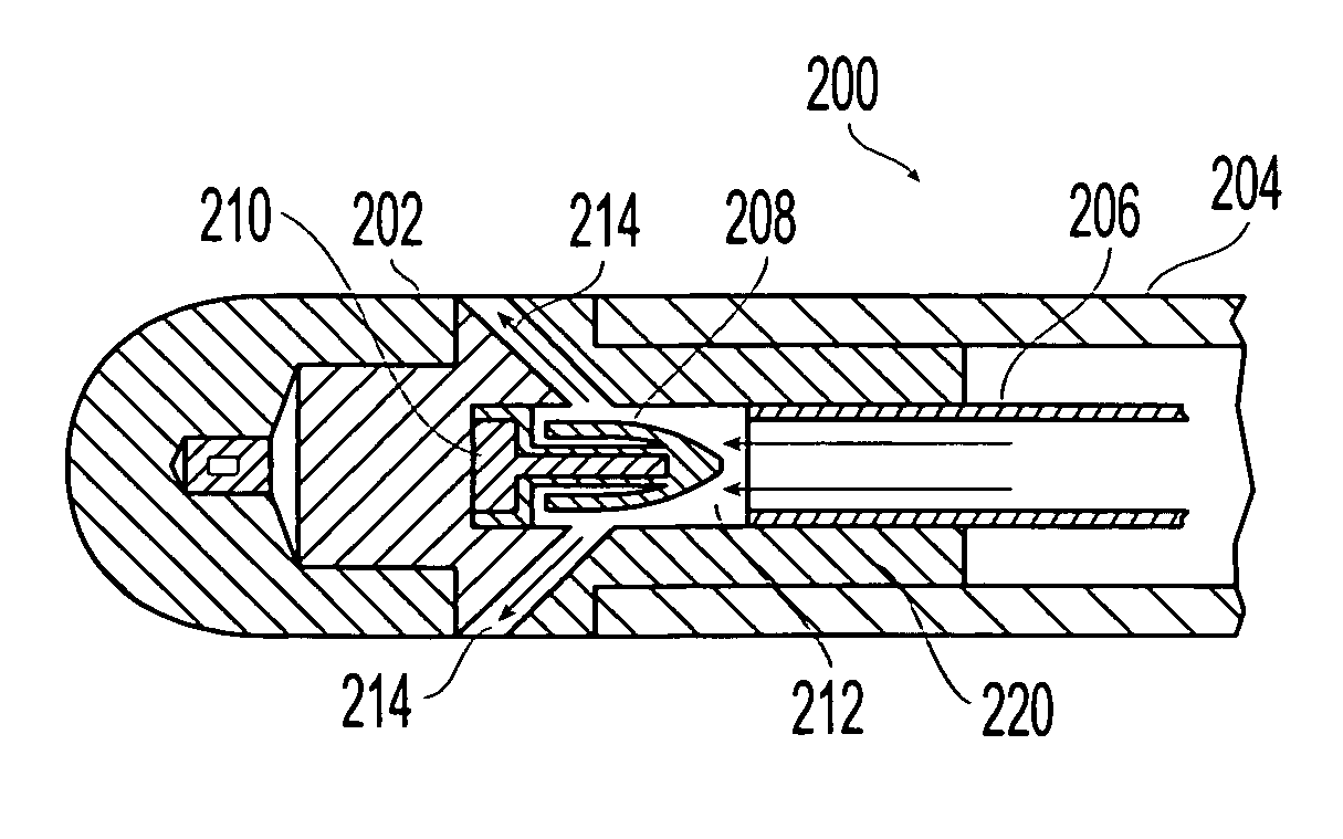 Irrigated ablation catheter having a valve to prevent backflow